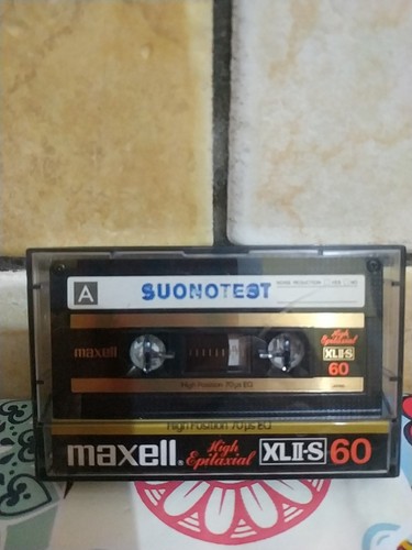 Cassetta maxell suonotest - cassetta,