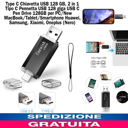 Type chiavetta usb 128 2 - type,