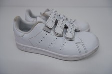 Adidas Stan Smith Scarpe da Ginnastica per Bambini, UK 12 Neonati, Eu31 Pelle Bianca