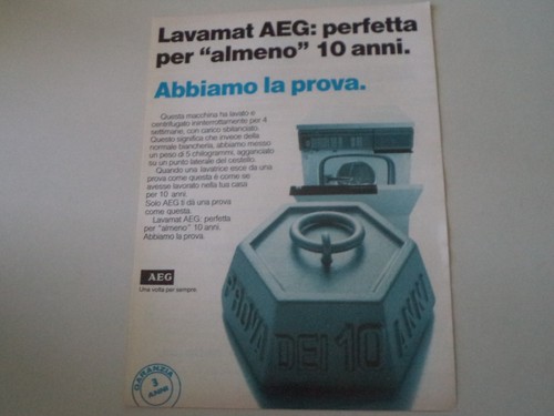 Advertising pubblicità 1981 - advertising,