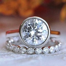 Set lunetta anello da sposa