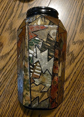Vaso vetro art - decò, 1930