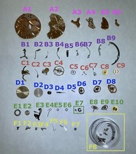 Landeron Cal 39 Movement Parts