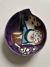 Piatto spilla ceramica