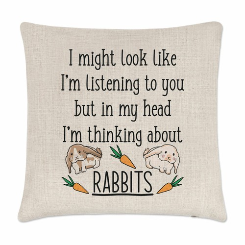 Fodera cuscino rabbits - rabbits, 100%