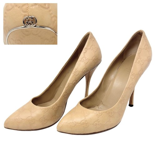 Scarpe gucci logo tacco - gg,