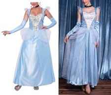 Cenerentola - Vestito Carnevale Donna Woman Cinderella Costume Dress 8855012 E