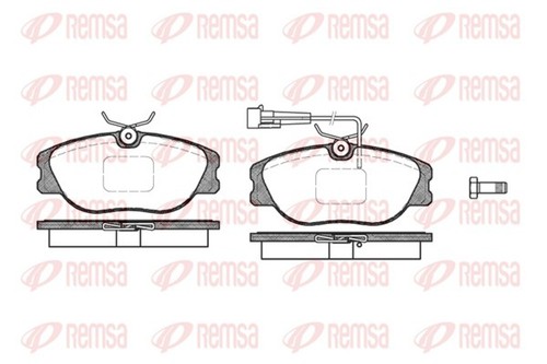 Kit pastiglie freno - , remsa