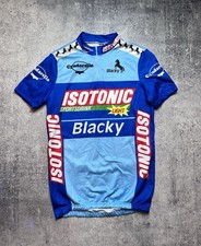 Maglia Vintage Svizzera Isotonic - Nera 1987 Squadra Ciclismo Taglia XL