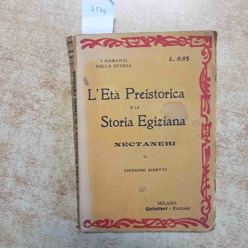 Eta preistorica la storia - l'eta', e