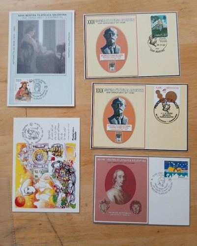 Lotto cartoline mostra - cartoline,