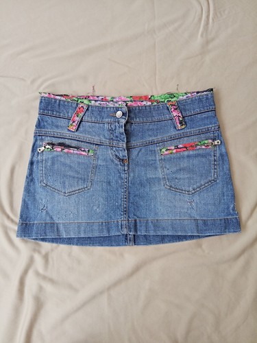 Minigonna jeans dolce e - minigonna,