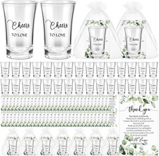 100 bomboniere in vetro con