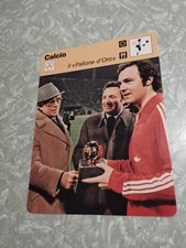 RARA !!! PALLONE D'ORO ED. RIZZOLI 1978 - SCHEDA ENCICLOPEDIA DELLO SPORT
