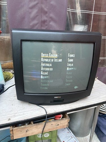 Televisore vintage sinudyne - televisore,