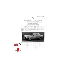 1972 Fiat 132 S (1800) Scheda