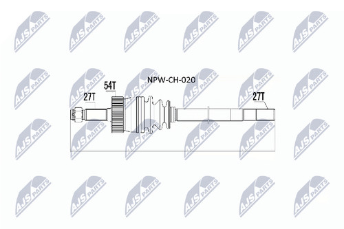Albero motore nty - nty, npw-ch-020