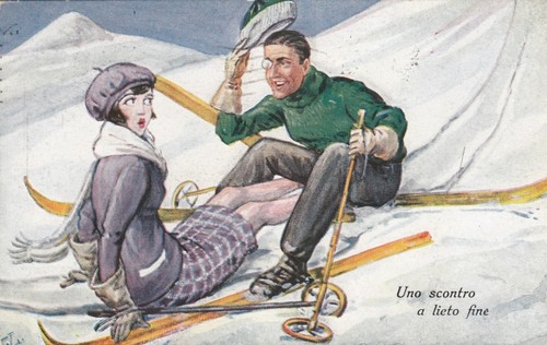 Cartolina tematica coppia - cartolina, *86