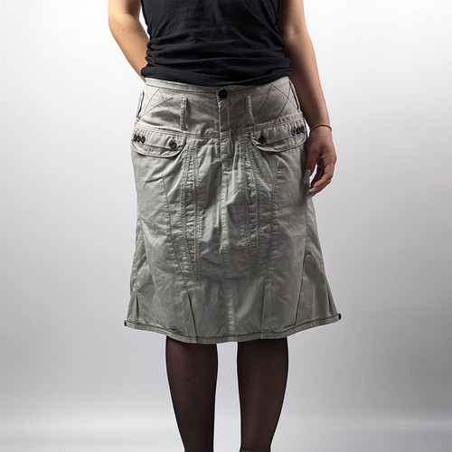 Gonna cachi militare marithe - gonna,