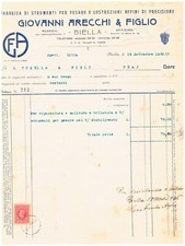 Fattura Milano Antolini