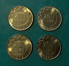 Lotto monete 200 lire - 4,