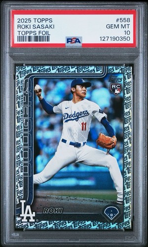 2025 topps roki sasaki rc - topps,