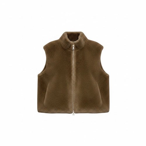 Gilet pelliccia sintetica - in,