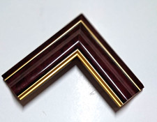 Cornice in legno MOGANO per