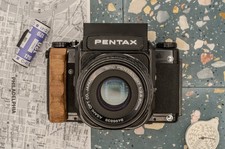 Pentax 67 6x7 mirino livello vita - con lente di ingrandimento spedizione gratuita