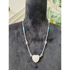 Collana stile ciondolo perle