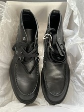 Stivaletti uomo Stefano bonfiglioli in pelle di vitello nero nuovi con scatola made in Italy 41