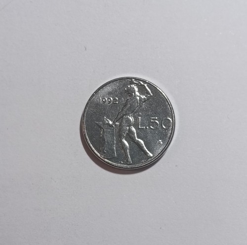 Italia lire 1992 rombo - 50, lire,