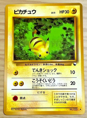 Pikachu 025 1996 old - pikachu, lv.5