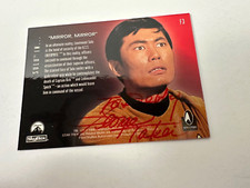 Carta GEORGE TAKEI Star Trek