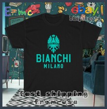 T-shirt maglietta uomo Bianchi Milano logo American Davis34 nuova