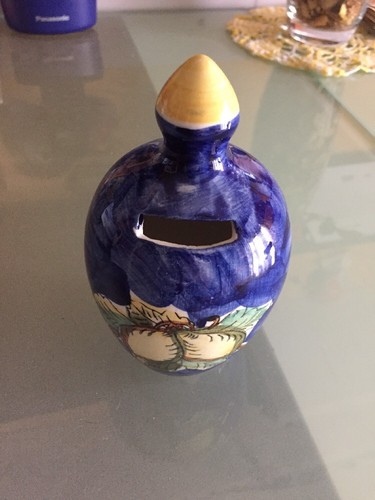 Salvadanaio ceramica vietri - salvadanaio,