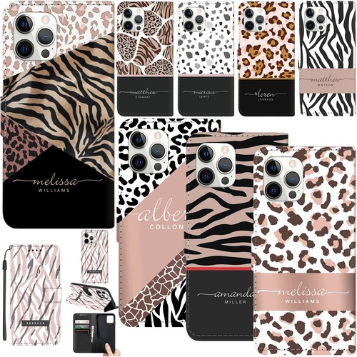 Custodia pelle leopardata - pelle,