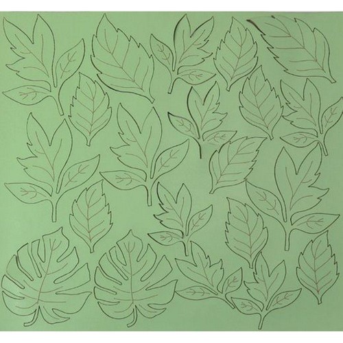 Eco pelle nappa foglie - eco,
