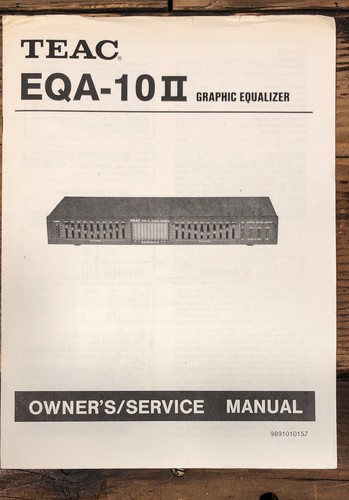 Teac eqa mk2 - mk2, eqa-10ii