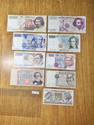Lotto banconote lire 100000 - lotto,