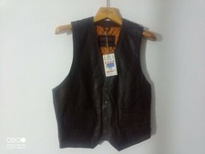 Gilet pelle - pelle, (bomboogie)