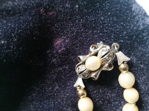 Perle vere coltivate fermaglio - perle,
