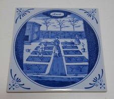 Vintage Ceramic Square Tile cm