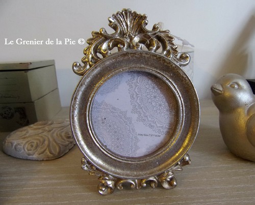 Petit cadre photo rond - , à