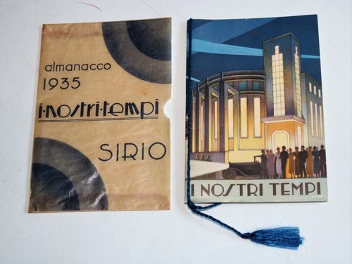 Calendarietto 1935 sirio i - calendarietto,