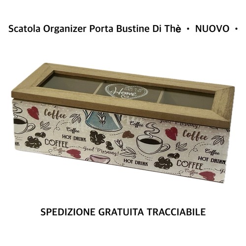 Scatola porta bustine thè - porta,