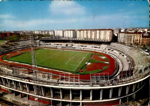 Cartolina torino stadio - cartolina,