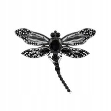 Spilla libellula pinets nera - libellula,
