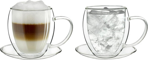 Set tazze termiche - set, vetro
