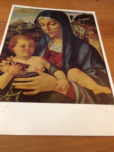 Cartolina raffigurante madonna - cartolina,